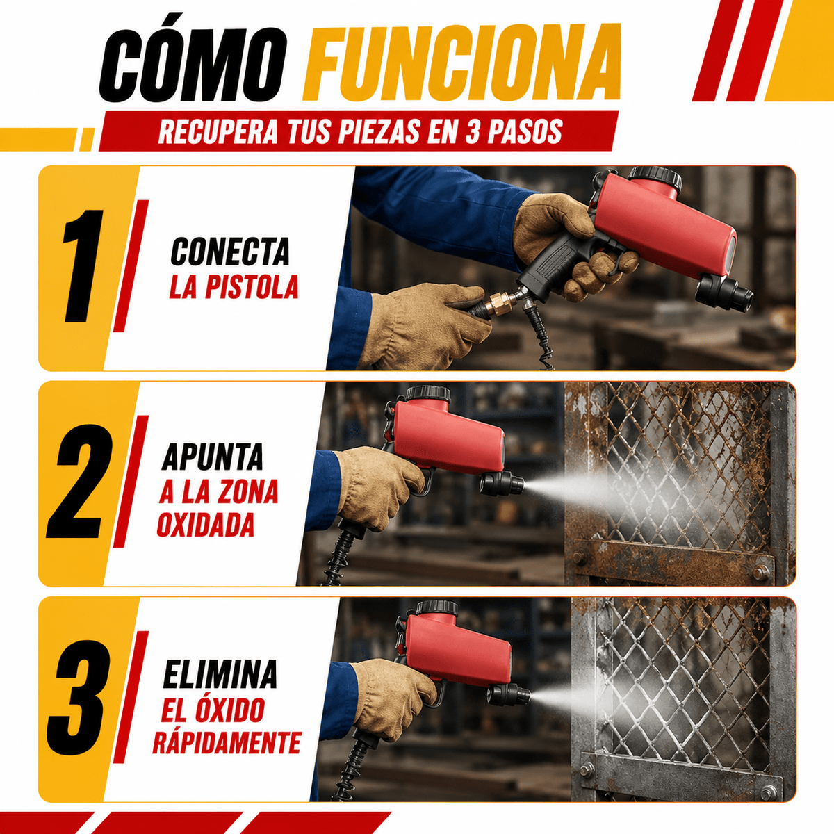 Pistola Quita Oxido
